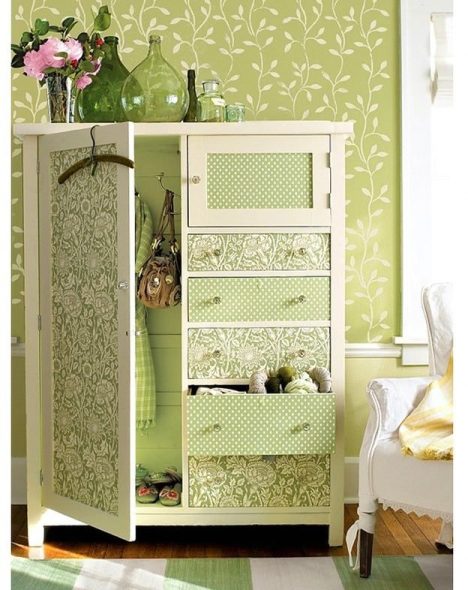 Cassettiera fai da te decoupage