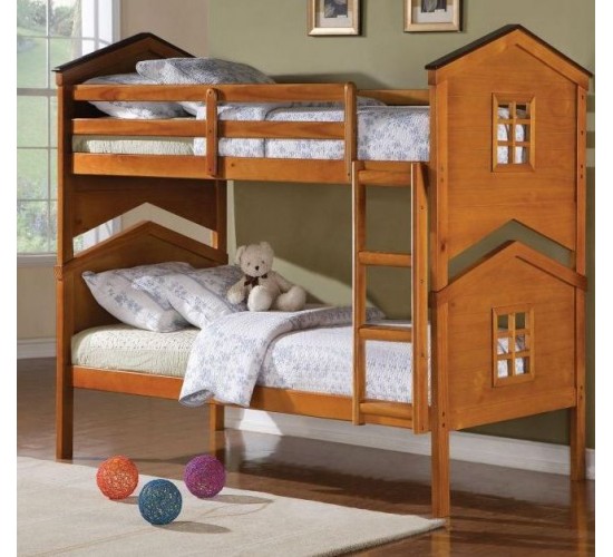 Letto a castello in legno Teremok
