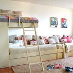 Divano letto a castello per la cameretta dei bambini