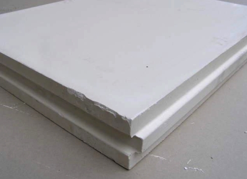 Lastre in gesso con incastro maschio-femmina