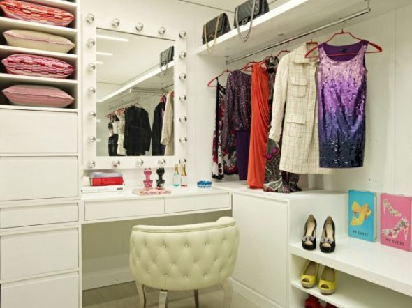 Sala trucco a casa