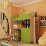 Camera calda con letto a soppalco