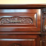 Cassettiera con intaglio