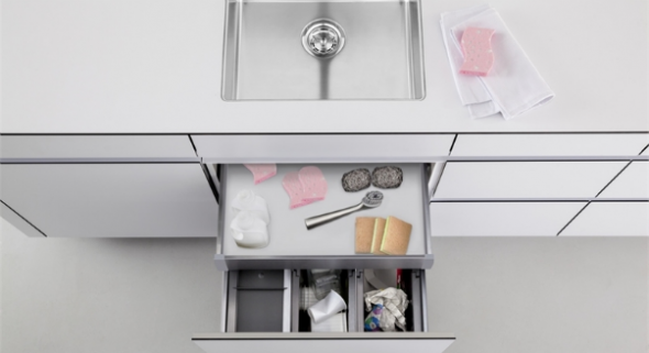 Mobiletto sotto il lavandino