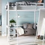 Letto a soppalco per adolescenti in stile loft