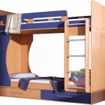 Letto a due livelli in MDF