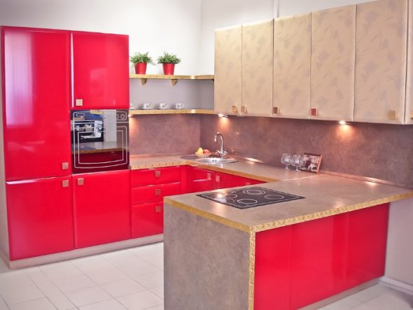 Disposizione della cucina a forma di U