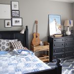 Letto per adolescenti nero