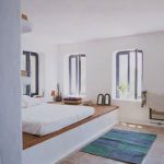 Podio spazioso per un letto