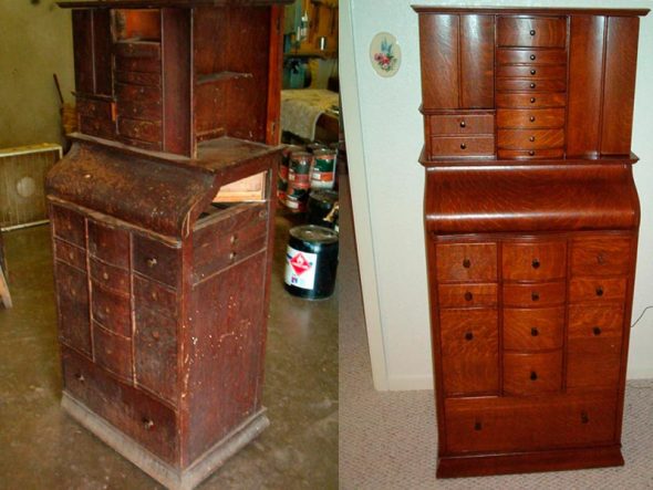 Restauro del buffet