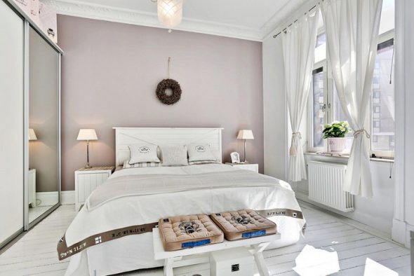 Moderna in modna zasnova spalnice