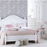 Shabby chic slog v notranjosti spalnice