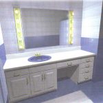 Tavolo da trucco in bagno