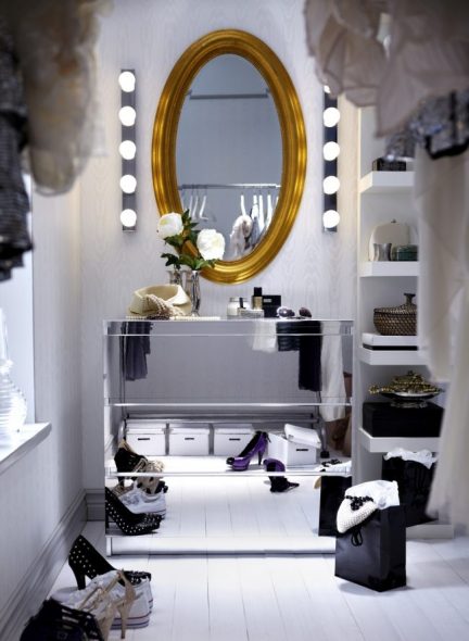 Specchio per camerino