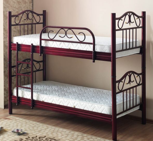 Letto in metallo vintage