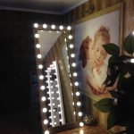 Specchio alto con retroilluminazione