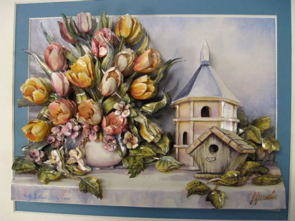 Bellissimo decoupage volumetrico