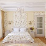 Farfalle e fiori per una camera da letto chic