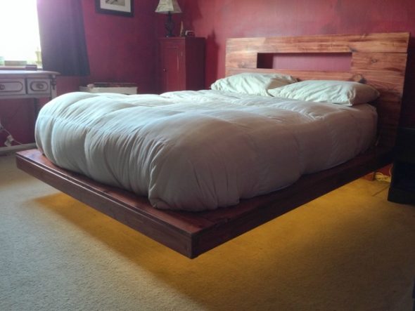 Letto galleggiante finito