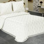 Squisito copriletto jacquard bianco