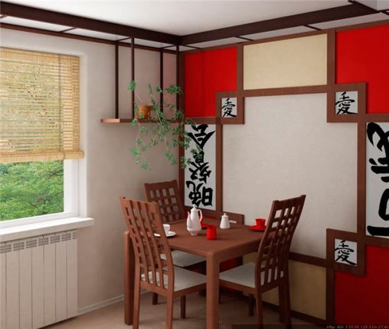 cucina in stile giapponese