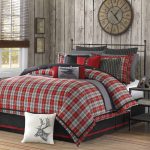 Letto con motivi scozzesi