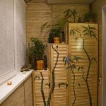 Un armadio molto spazioso, decorato in stile giapponese