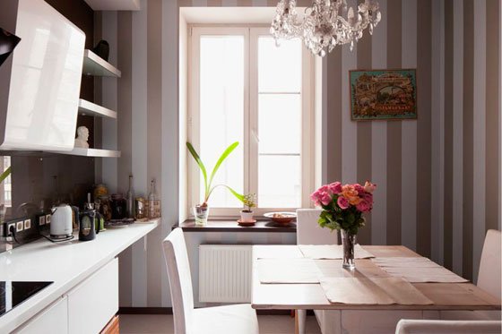 Le strisce in cucina sembrano fresche