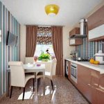 Strisce nell'interno della cucina