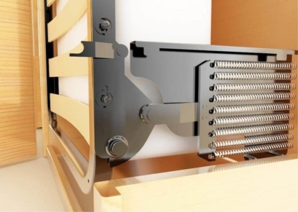 Meccanismo a molla per letto pieghevole