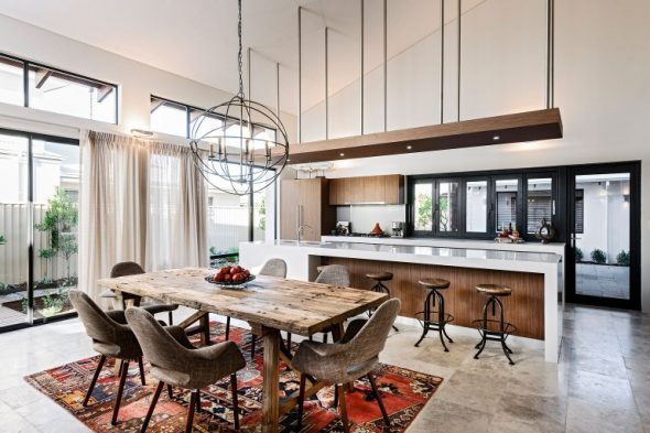 Cucina in stile loft