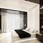 Camera da letto moderna: spaziosa, luminosa e luminosa
