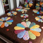 Coperta trapuntata patchwork Margherite