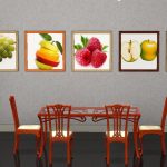 Foto tematiche sulla parete della cucina