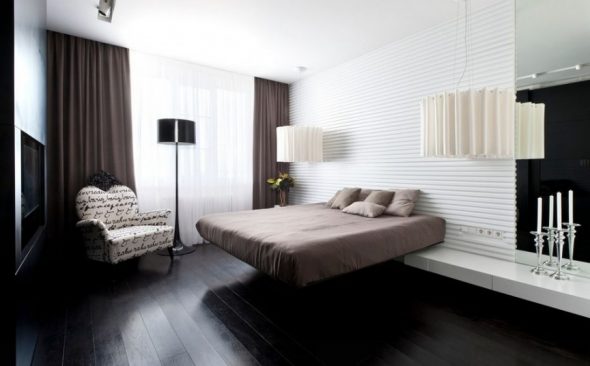 Letto galleggiante senza testiera