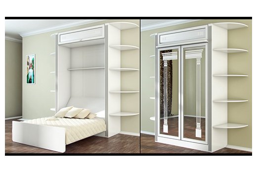 Letto pieghevole verticale