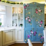 Buffet dopo il restauro in stile provenzale