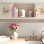 Decoupage da cucina in stile shabby chic