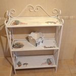 Decoupage fai da te di mobili in metallo