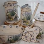 Decoupage in cucina in stile provenzale