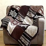 Interessante coperta per divano fatta a mano
