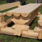 Bellissimo tavolo e panche in legno massello