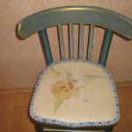 Bellissima sedia viennese con decorazione