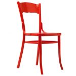 Sedia viennese rossa fai da te