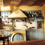 Cucina fai da te in stile country