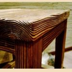 I mobili antichi sono realizzati in legno lavorato con il metodo della spazzolatura.
