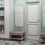Interno marino del corridoio in stile provenzale