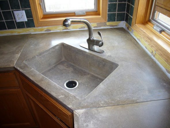 Progettazione di cucine in cemento
