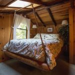 Letto sospeso rustico