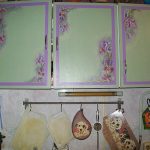 Semplice set da cucina in tecnica decoupage